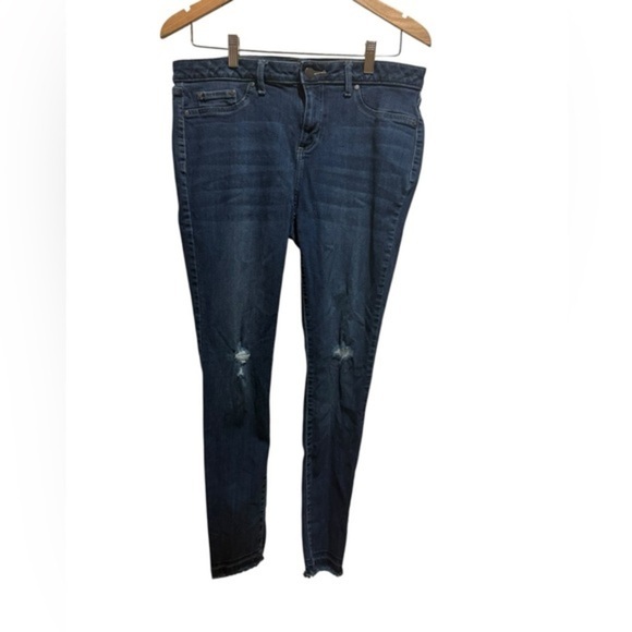 Faded Glory Denim - Faded Glory Dark Blue Skinny Jeans